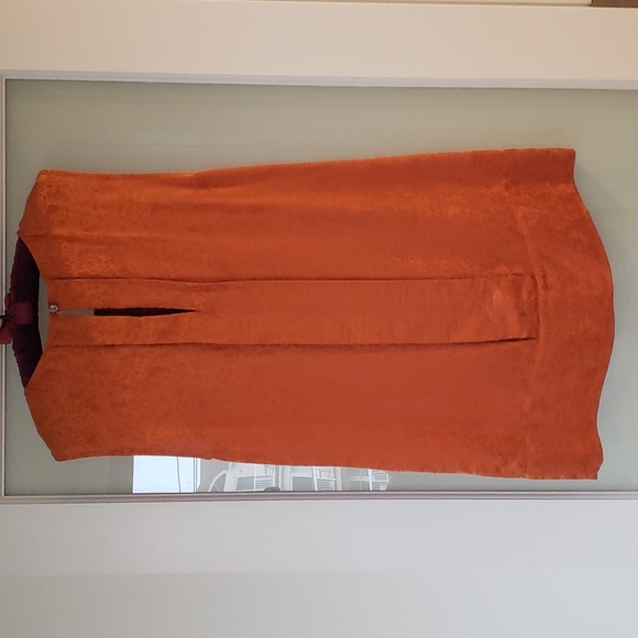 Silk Sleeveless Vintage Mini Dress - Picture 2 of 9